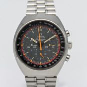 Omega Speedmaster Professional Mark II Chronograph stainless steel gentleman's wristwatch, circa