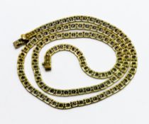 A 9ct gold necklace, length 52cm, approx 14.1g.