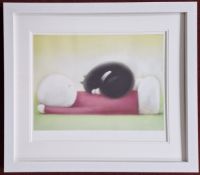 Doug Hyde (British, 1972-), limited edition print 'Cat Nap' 134/250, signed in pencil, framed and