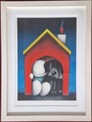 Doug Hyde (British, 1972-), limited edition lithograph print 'In the Dog House' 86/595, signed in