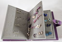 Gemporia, a mixed collection of silver earrings (40 pairs).