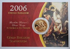 An Elizabeth II full sovereign, 2006, Royal Mint.