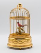 A Swiss clockwork singing-bird-in-a-cage automaton, Reuge, Sainte-Croix, late 20th century, height