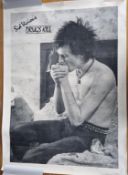 Sid Vicious (1957-1979) Sex Pistols Bassist, poster 'Drugs Kill', unframed, subject size approx 80cm