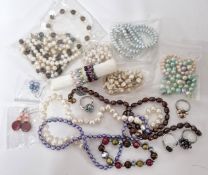 Gemporia, a collection of pearls including necklaces and bracelets etc.