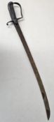 A light cavalry sword, of 1796 pattern style, with interesting crescent moon and three 6 point stars