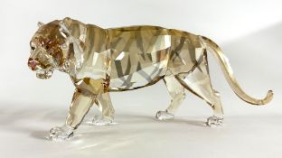 Swarovski Crystal Glass, Annual Edition - Tiger, boxed.