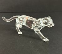 Swarovski Crystal Glass, 'Leopard', boxed.