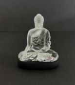 Swarovski Crystal Glass, 'Buddha', height 9.5cm approx, boxed.