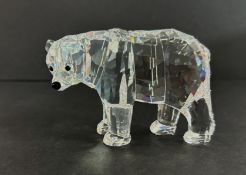 Swarovski Crystal Glass, 'Bear Mother', boxed.