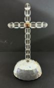Swarovski Crystal Glass, Cross of Light, boxed.