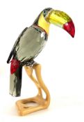 Swarovski Crystal Glass, Paradise Birds - Toucan, no box.