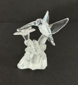 Swarovski Crystal Glass, 'Humming bird', boxed.