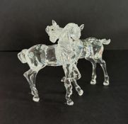 Swarovski Crystal Glass, 'Foals', boxed.