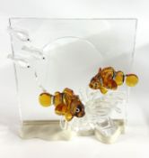 Swarovski Crystal Glass, Wonders Of The Sea - Harmony, boxed (damaged box).