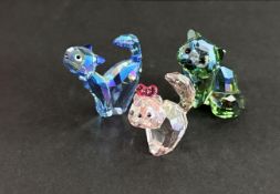 Swarovski Crystal Glass, Lovlots - House of Cats, no box.
