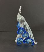 Swarovski Crystal Glass, Annual Edition - 2015 - Companion piece - White Peacock, boxed.