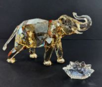 Swarovski Crystal Glass, Annual Edition - Cinta The Elephant - 2013, boxed.