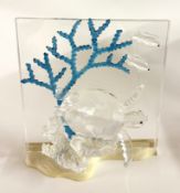 Swarovski Crystal Glass, Wonders Of The Sea - Eternity, boxed.