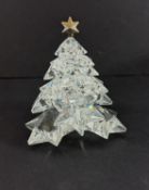 Swarovski Crystal Glass, Christmas Tree (star is loose), unboxed.
