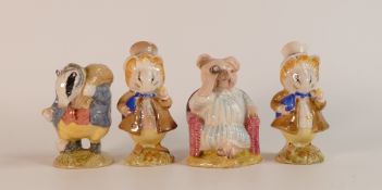 Beswick Beatrix Potter Bp3 Figures to include Tommy Brook, Aimable Guinea Pig x 2 & Pigling