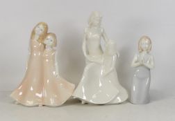 Royal Worcester child figures to include Friendship, My Prayer and Mothers Love, 2 boxed (3)