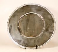 De Lamerie Fine silver plated gilt layplate/tray Caravel pattern, specially made high end quality