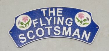 Cast Iron advertising sign 