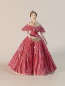 Royal Worcester, Compton Woodhouse Royal Figure Queen Elizabeth the Queen Mother. Limited edition