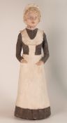 Isabella Pope, Studio Pottery figure of a maid. Pope was a Master Potter and teacher who created