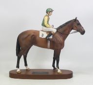 Beswick Connoisseur Beswick model of Nijinsky with Lester Piggott up.