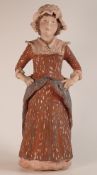 Isabella Pope, Studio Pottery figure of a Country Girl. Pope was a Master Potter and teacher who