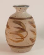 In the style of Derek Clarkson (1928-2013), Studio Pottery vase decorated with stylised leaping