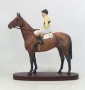 Beswick Connoisseur model of Arkle with Pat Taaffe up