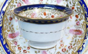 c.1820 Coalport porcelain tea and coffee service including - tea pot, coffee pot, lidded Sucriers,