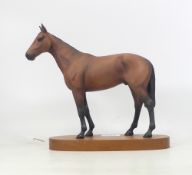 Beswick, Model of Mill Reef on wooden base