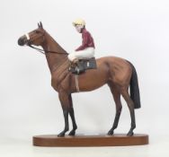 Beswick Connoisseur Model, Red Rum Brian Fletcher up