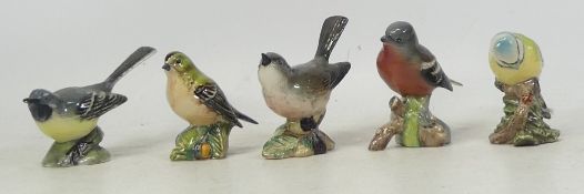 Beswick Birds to include chaffinch 991, whitethroat 2106, grey wagtail 1041, goldcrest 2415, blue