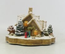 Lilliput Lane, Christmas cottage We Wish You A Merry Christmas