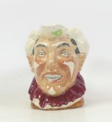 Royal Doulton, Large Character Jug The White Haired Clown D6322