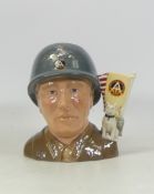 Royal Doulton, Large Character Jug Great Generals Collection General Patten D7026. Limited edition.