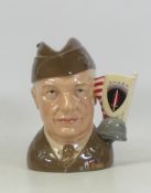 Royal Doulton, Large Character Jug Great Generals Collection General Eisenhower D6937