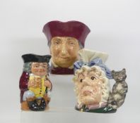 Royal Doulton, Collection of Large Character and Toby Jugs The Cook and the Cheshire Cat D6842,