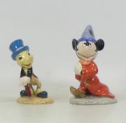 Royal Doulton, Disney Showcase Sorcerors Appretice Follow Me FAN1 and Jiminy Cricket. Box boxed with