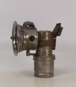 Vintage Miller cycle lamp, height 18cm.