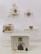 Crested Ware, Five military figures including Carlton, Arcadian and Willow Art examples. (5)