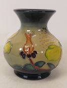 Moorcroft, Hypericum design small vase. Height: 10cm