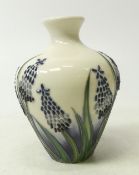 Moorcroft, Trial Blue Muscari design vase. Height: 10cm