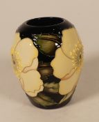 Moorcroft RHS Luteola Vase 102/3. H7.5cm. No20. Signed By Designer Emma Bossons FRSA