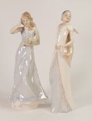 Two Royal Doulton Reflections figures to include Charisma HN3050 and Windflower HN3077 (seconds). (